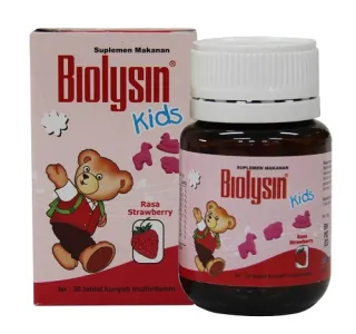 Suplemen Kesehatan BIOLYSIN KIDS STRAWBERRY 1 biolysin_kids_strawberry_002