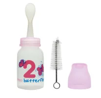 WEANING BOTTLE W SPOON 5 OZ 5 OZ PINK