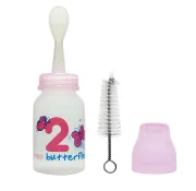 WEANING BOTTLE W SPOON 5 OZ 5 OZ PINK