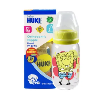 Botol Bayi Huki Btl PP BP Caracter A 120 ml - Edisi Sponge Bob 3 ci0331_box_yellow_2