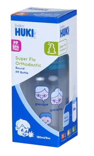 Botol Bayi PP BP Ortho SF Nipple 120 ml <br> 2 ci0338__pp_bp_ortho_sf_120ml_blue