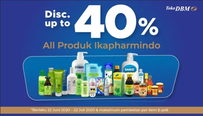 Diskon Produk Ikapharmindo up to 40